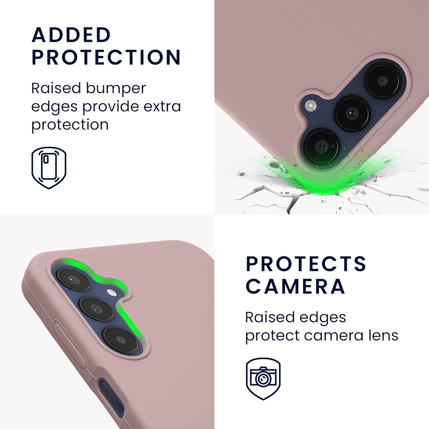 KW Samsung Galaxy A25 5G Θήκη Σιλικόνης Rubberized TPU - Nude Lilac