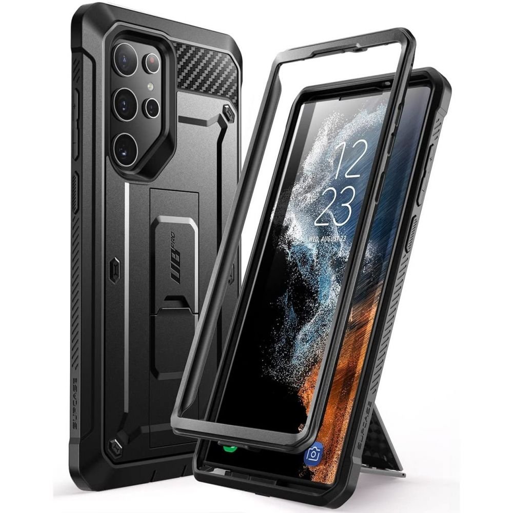 Supcase Samsung Galaxy S22 Ultra Unicorn Beetle Pro Σκληρή Θήκη με Stand - Black
