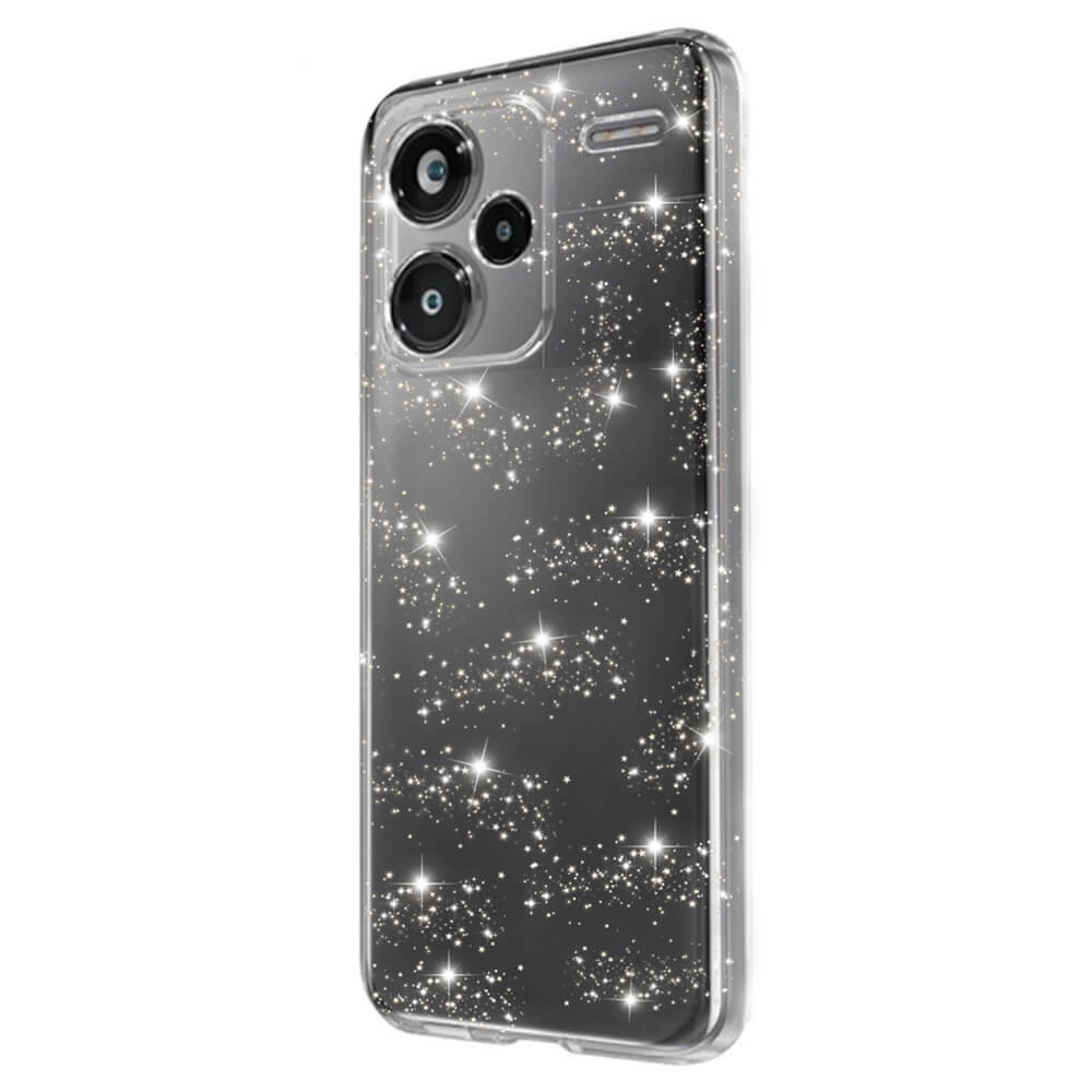 Techsuit Xiaomi Redmi Note 13 Pro+ 5G - SparkleSkin - Θήκη Σιλικόνης με Glitter - Clear