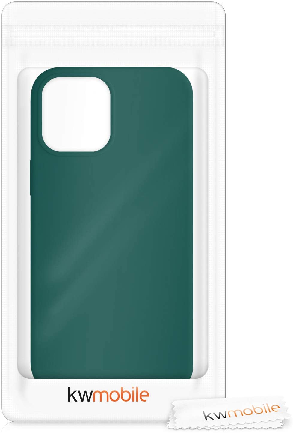 KW iPhone 12 Pro Max Θήκη Σιλικόνης Rubber TPU - Green - 52644.184