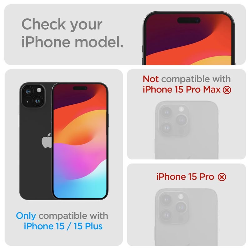 Spigen iPhone 15 / 15 Plus Aparatu Optik.TR Αντιχαρακτικό Γυαλί για την Κάμερα - 2 Τεμάχια - Διάφανο