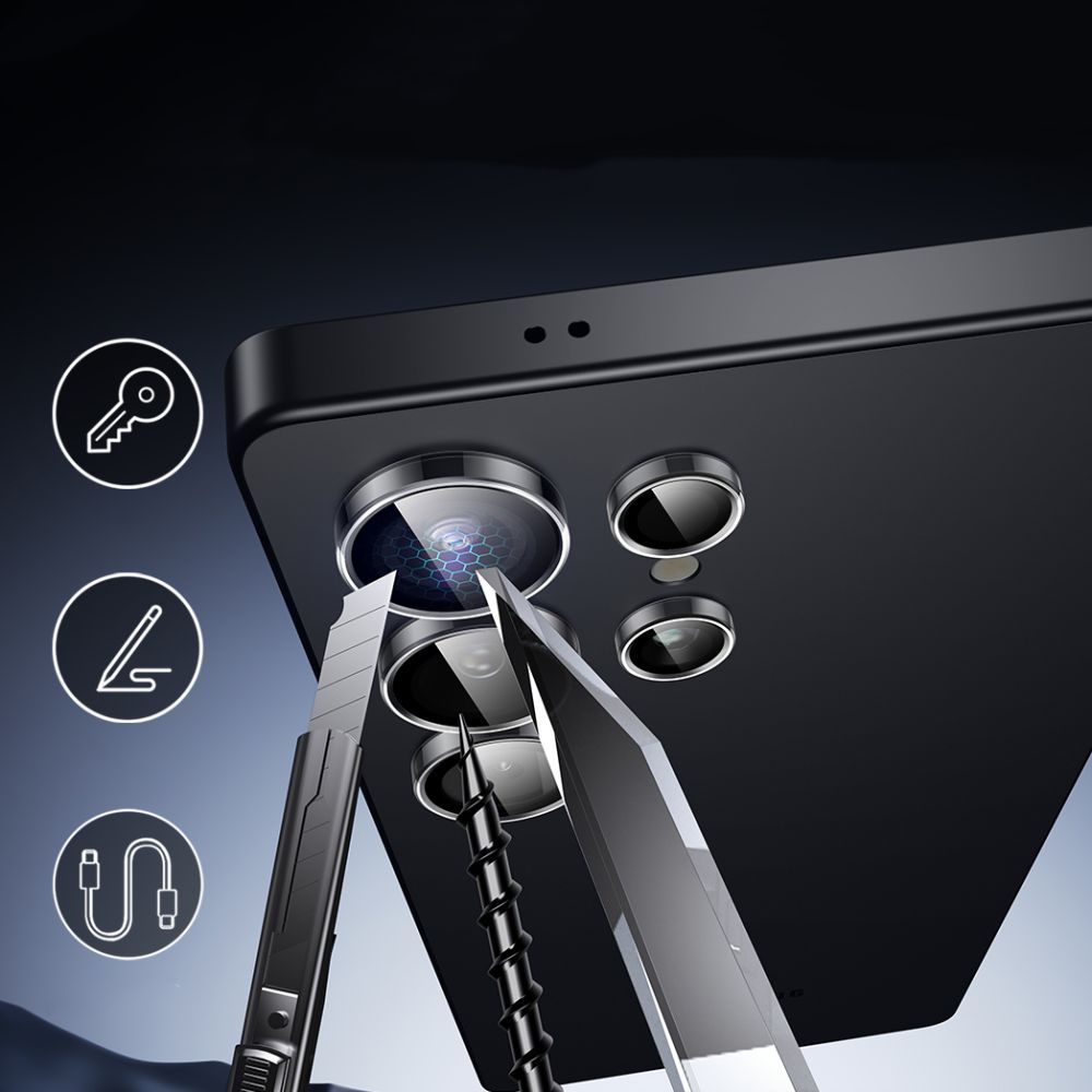 ESR Samsung Galaxy S25 Ultra Armorite Camera Lens 9H Αντιχαρακτικό Γυαλί για την Κάμερα - Clear