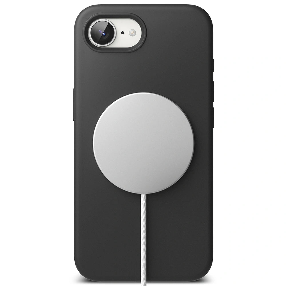 Ringke iPhone 16e Silicone Magnetic MagSafe Case Θήκη Σιλικόνης με MagSafe - Black