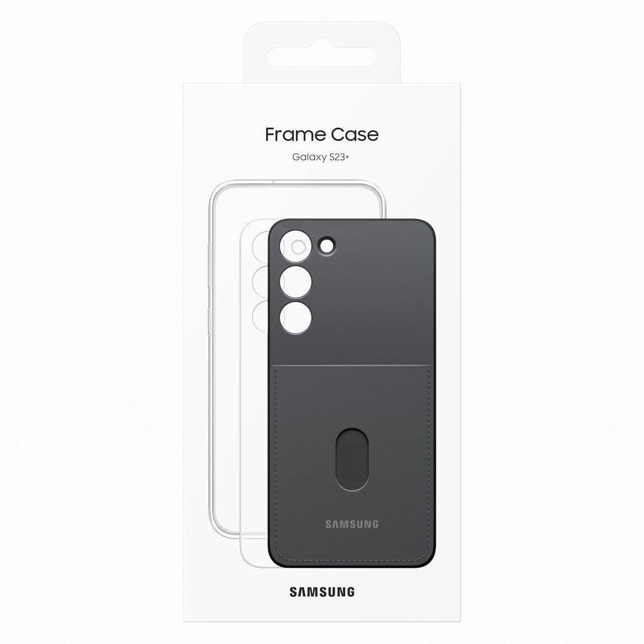 Samsung Frame Cover Samsung Galaxy S23+ Σκληρή Θήκη με Πλαίσιο Σιλικόνης - Black - EF-MS916CBEGWW