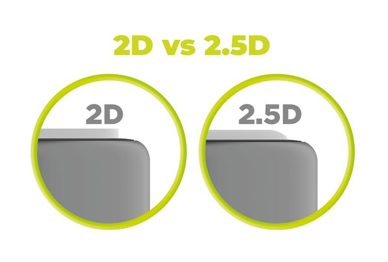 Mobile Origin Samsung Galaxy A55 5G EasyGlass Case Friendly 9H Full Screen Full Glue Tempered Glass Αντιχαρακτικό Γυαλί Οθόνης - Black