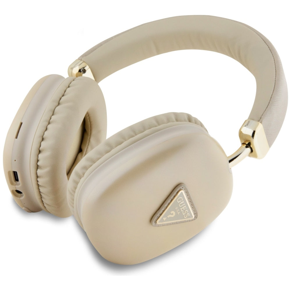 Guess Over-Ear Metallic Triangle Logo - Ασύρματα Bluetooth Ακουστικά - Gold
