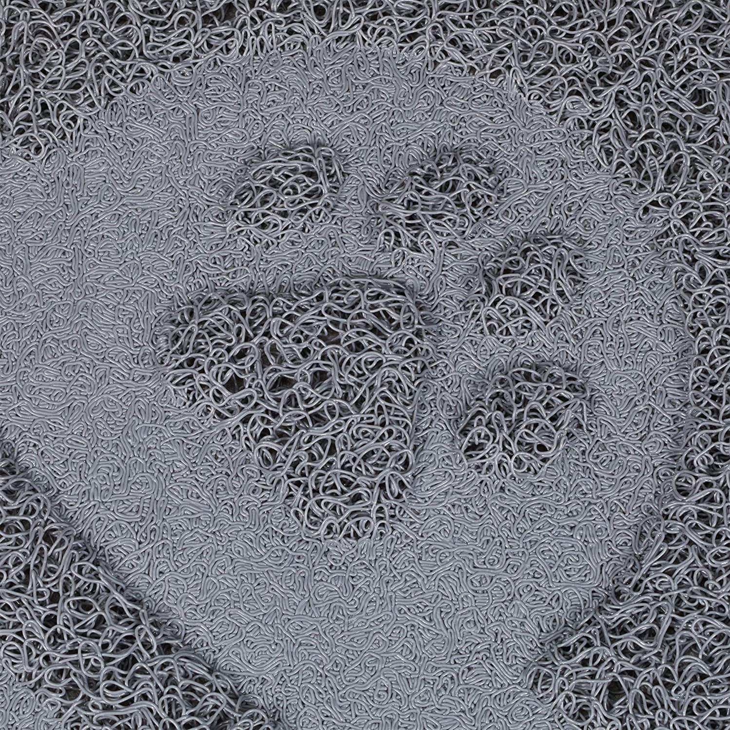 Relaxdays Χαλάκι PVC για την Είσοδο της Τουαλέτας - Grey - 4052025910280