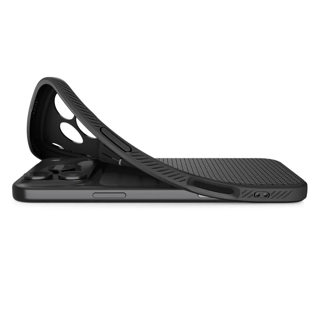 Spigen iPhone 17 Pro Max - Liquid Air - Θήκη Σιλικόνης - Matte Black