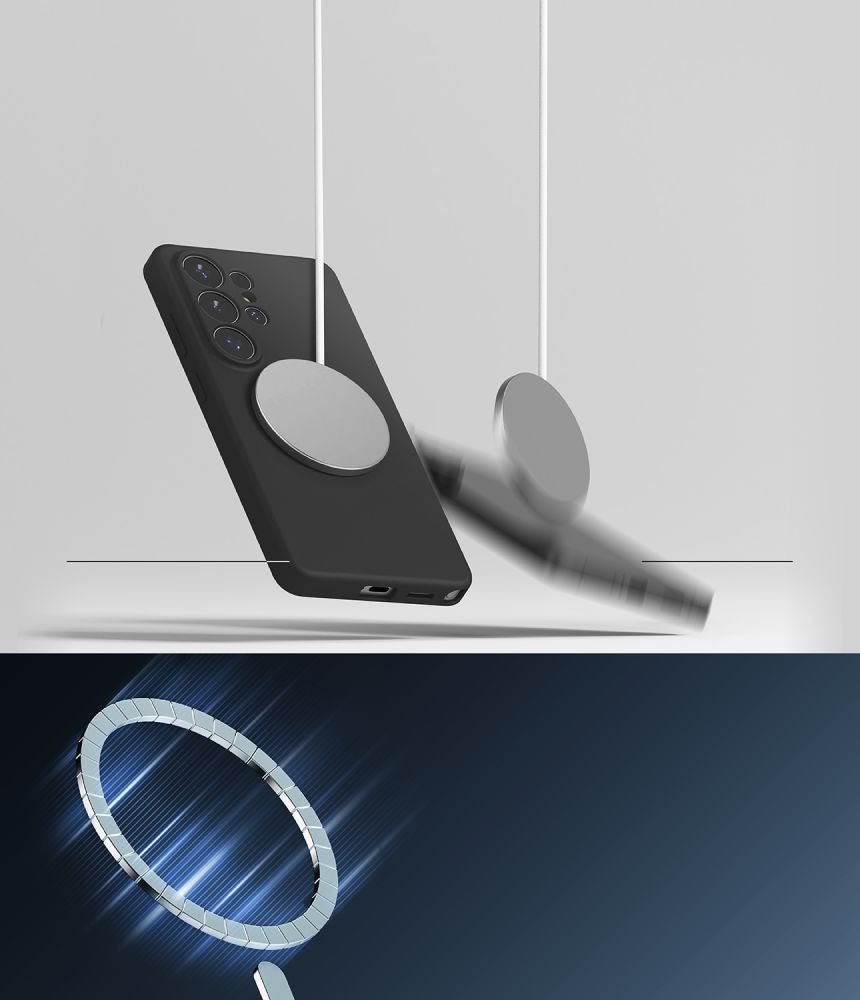 Ringke Samsung Galaxy S26 Ultra - Σκληρή Θήκη Σιλικόνης με MagSafe - Silicone Magnetic MagSafe - Black