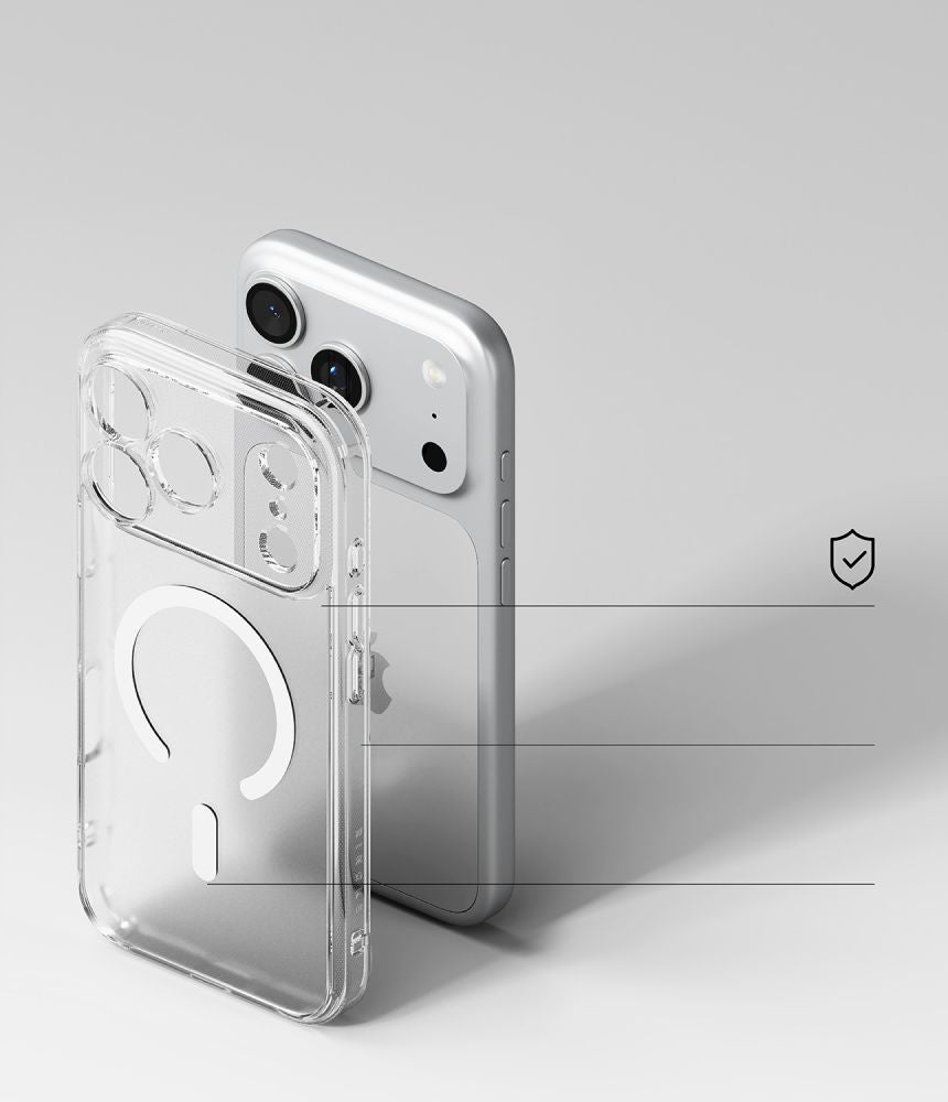 Ringke iPhone 18 Pro Max / iPhone 17 Pro Max - Σκληρή Θήκη με Πλαίσιο Σιλικόνης MagSafe - Fusion Magnetic - Matte Clear