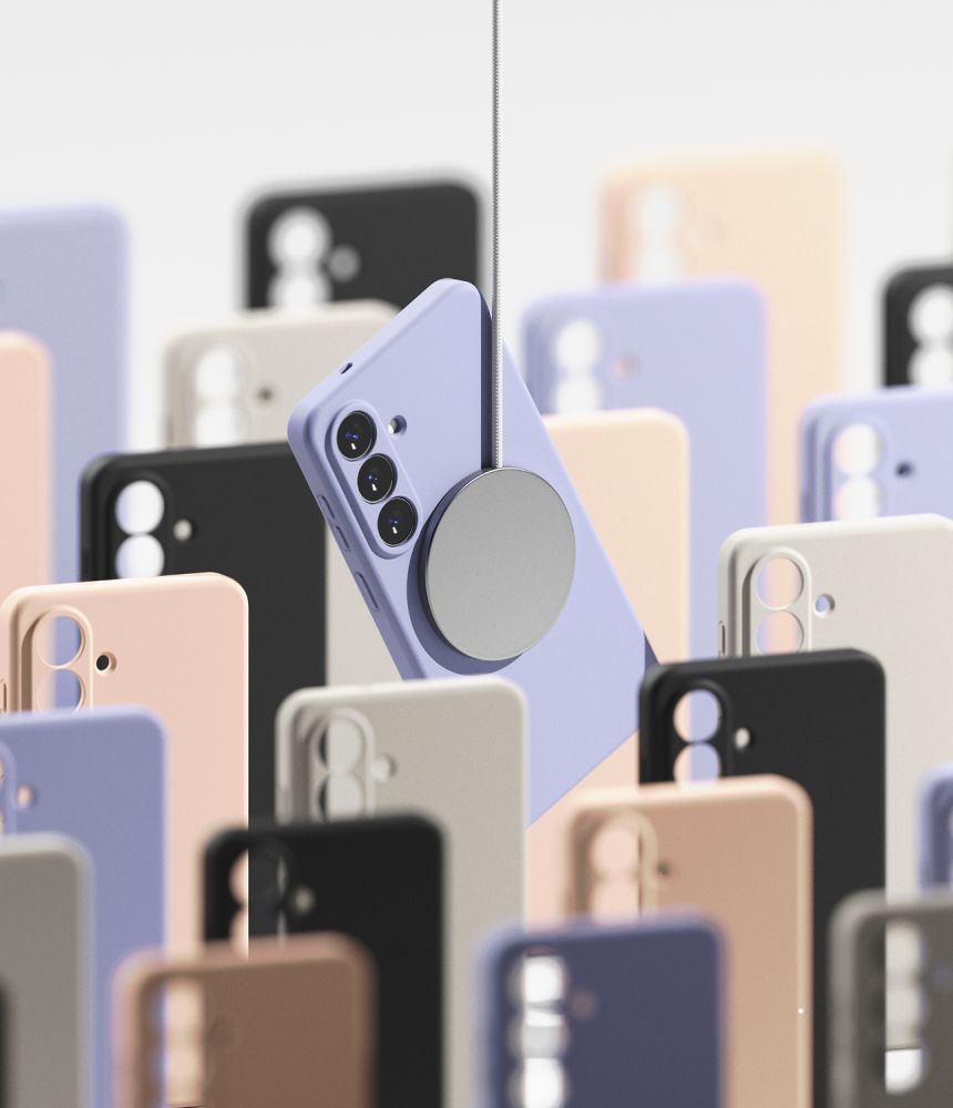 Ringke Samsung Galaxy S26 - Σκληρή Θήκη Σιλικόνης με MagSafe - Silicone Magnetic MagSafe - Stone