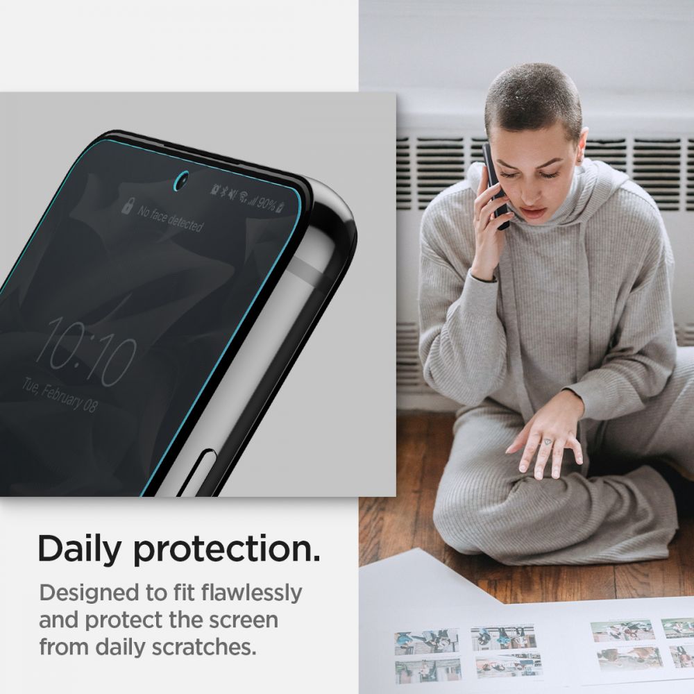 Spigen Samsung Galaxy S22 Plus NeoFlex Προστατευτική Μεμβράνη Οθόνης - 2 Τεμάχια - Διάφανο
