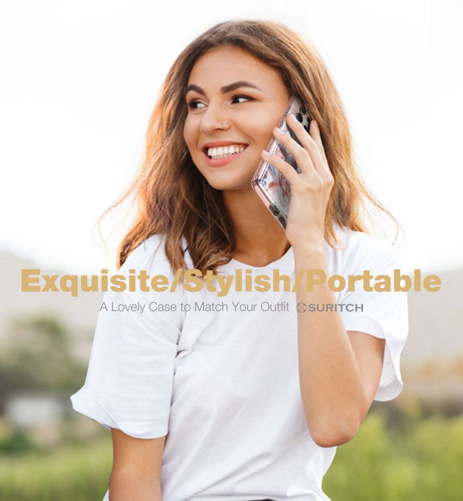 Tech - Protect Samsung Galaxy S23 Ultra Velar Θήκη 360 Full Body με Προστασία Οθόνης - Marble