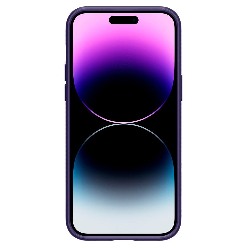 Spigen iPhone 14 Pro Max Liquid Air Θήκη Σιλικόνης - Deep Purple