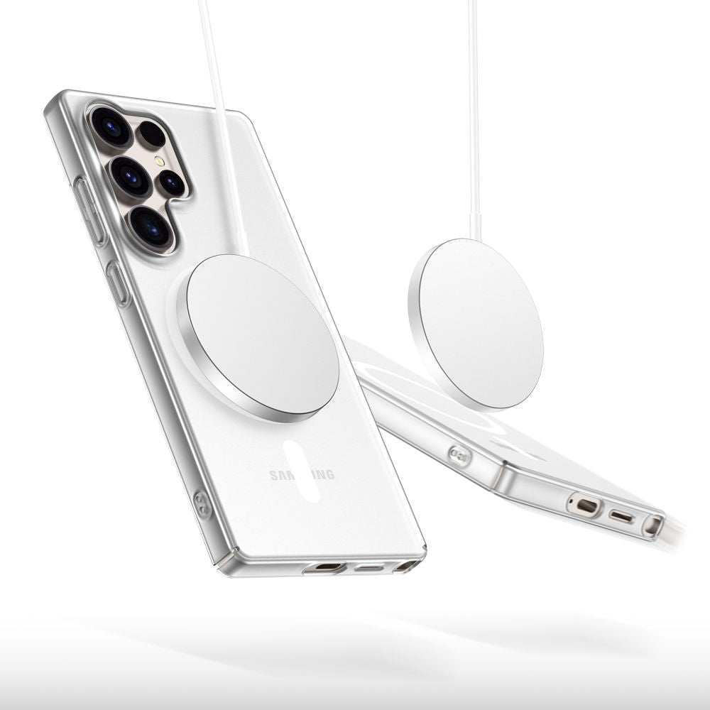 Tech-Protect Samsung Galaxy S25 Ultra MagSlim - Σκληρή Θήκη με MagSafe - Matte / Ice