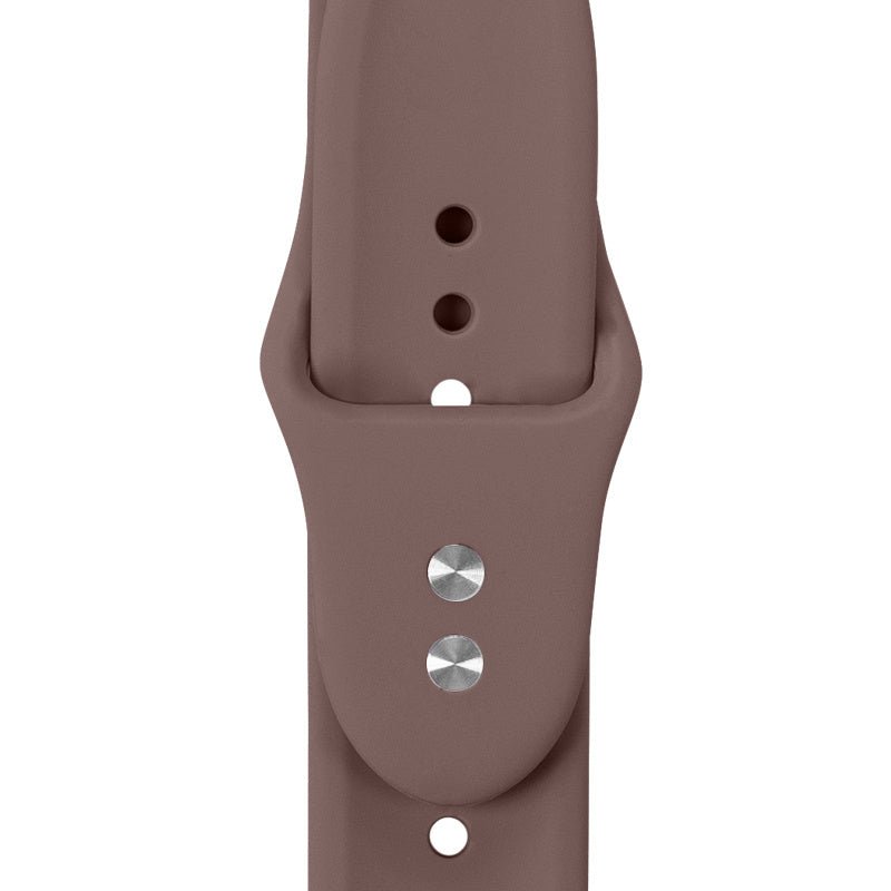 Crong Λουράκι Apple Watch 4/5/6/7/8/9/10/11 - SE (1/2/3) - ULTRA (1/2/3) - 44/45/46/49mm Σιλικόνης - Liquid Strap - Brown