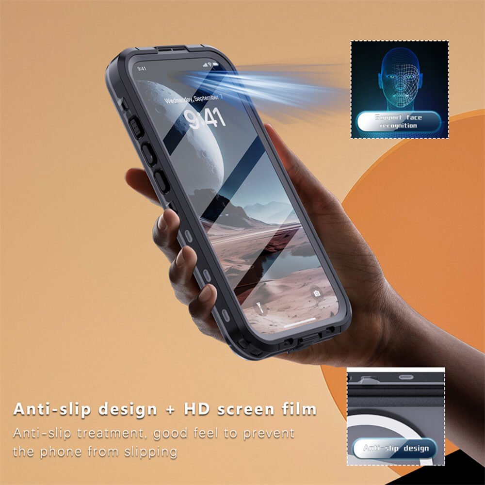 ShellBox iPhone 16 Plus - Αδιάβροχη Θήκη IP68 - Black