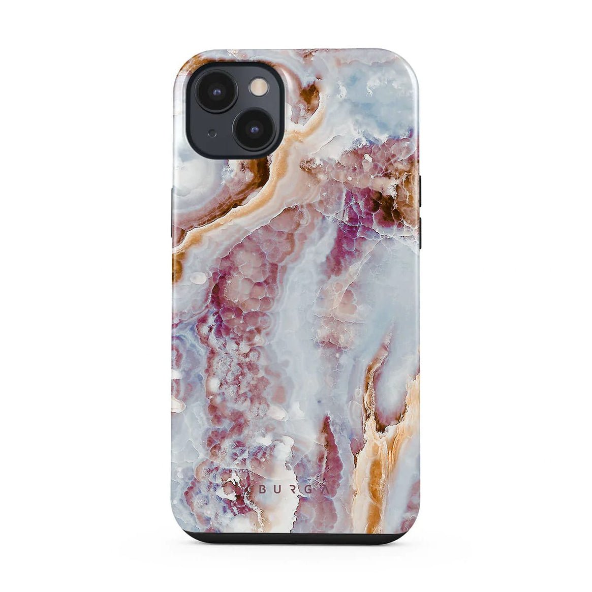 Burga iPhone 14 Plus Fashion Tough Σκληρή Θήκη - Frozen Leaves