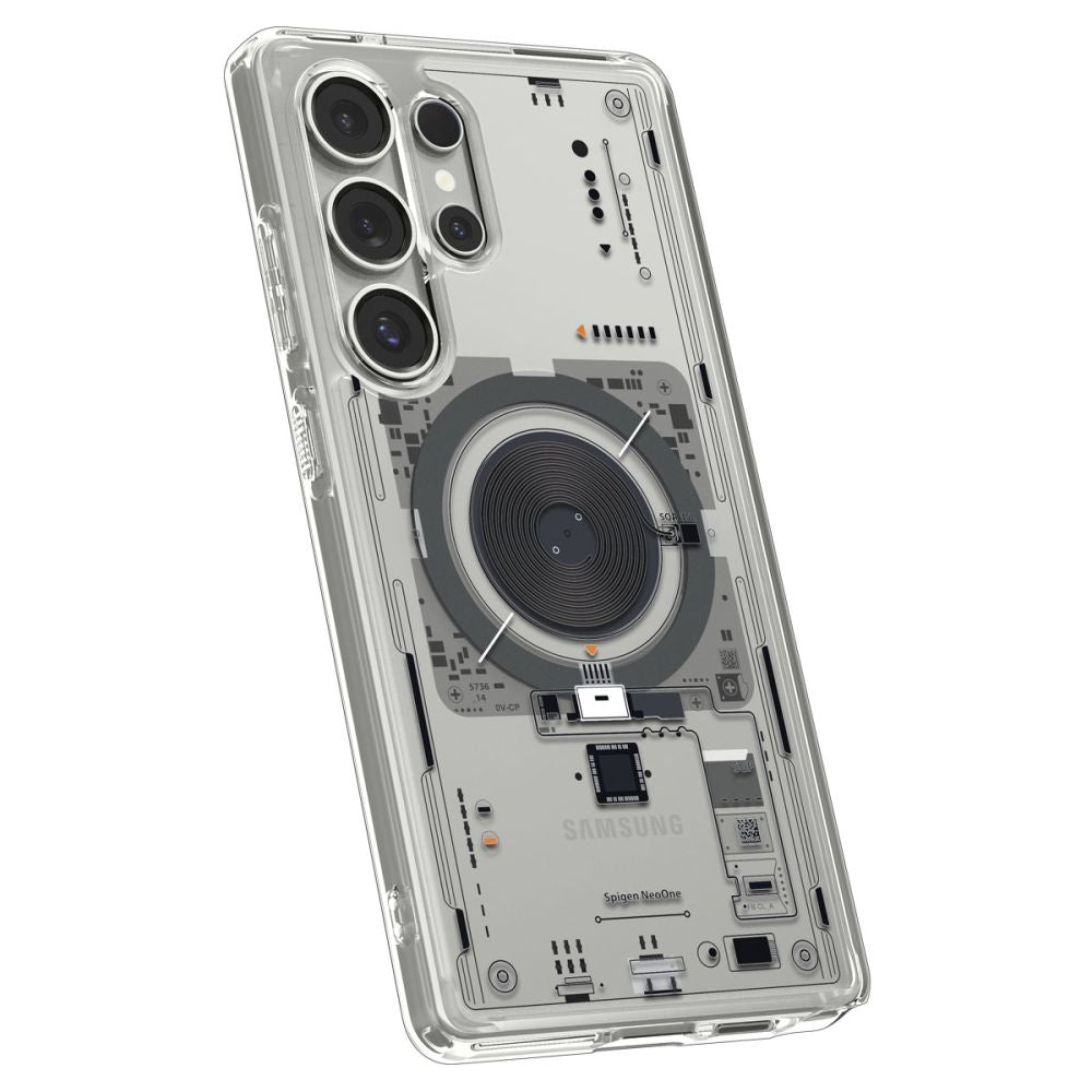 Spigen Samsung Galaxy S25 Ultra - Ultra Hybrid Mag Σκληρή Θήκη με Πλαίσιο Σιλικόνης Και MagSafe - Neo One