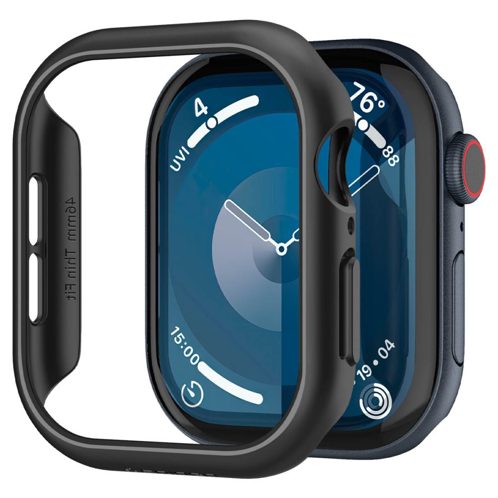 Spigen Θήκη Apple Watch 10/11 - 46mm Thin Fit - Black
