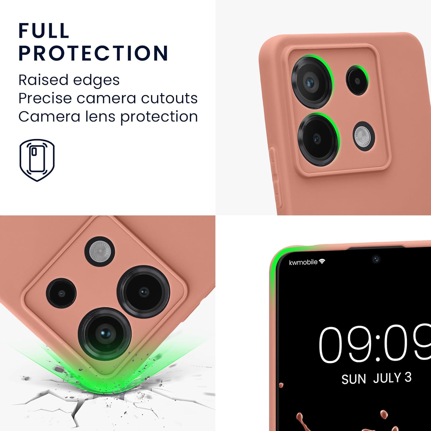 KW Xiaomi Redmi Note 13 Pro 5G / Poco X6 5G Θήκη Σιλικόνης TPU - Winter Rose