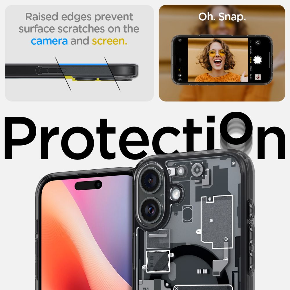 Spigen iPhone 16 Ultra Hybrid Mag Σκληρή Θήκη με Πλαίσιο Σιλικόνης Και MagSafe - Zero One