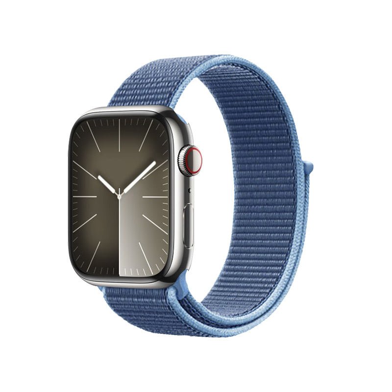 Crong Λουράκι Apple Watch 4/5/6/7/8/9/10/11 - SE (1/2/3) - ULTRA (1/2/3) - 44/45/46/49mm από Νάιλον - Nylon - Ocean Blue