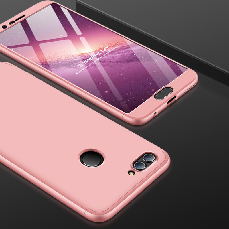 GKK Honor View 10 Θήκη 360 Full Body - Rose Gold