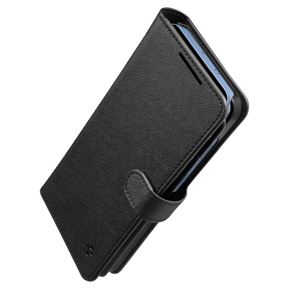 Spigen Samsung Galaxy S25 Plus Wallet S Θήκη Πορτοφόλι από Δερματίνη - Black