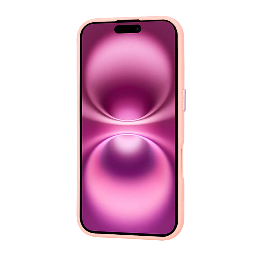 Techsuit iPhone 16 Plus - HaloFrost Series MagSafe - Σκληρή Θήκη με Πλαίσιο Σιλικόνης - Pink