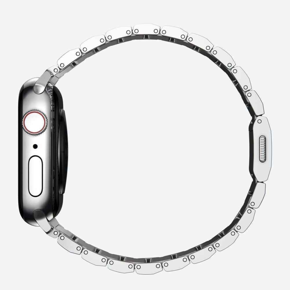 Tech-Protect Λουράκι Apple Watch 4/5/6/7/8/9/10/11 - SE (1/2/3) - ULTRA (1/2/3) - 44/45/46/49mm SteelBand από Ανοξείδωτο Ατσάλι - Silver