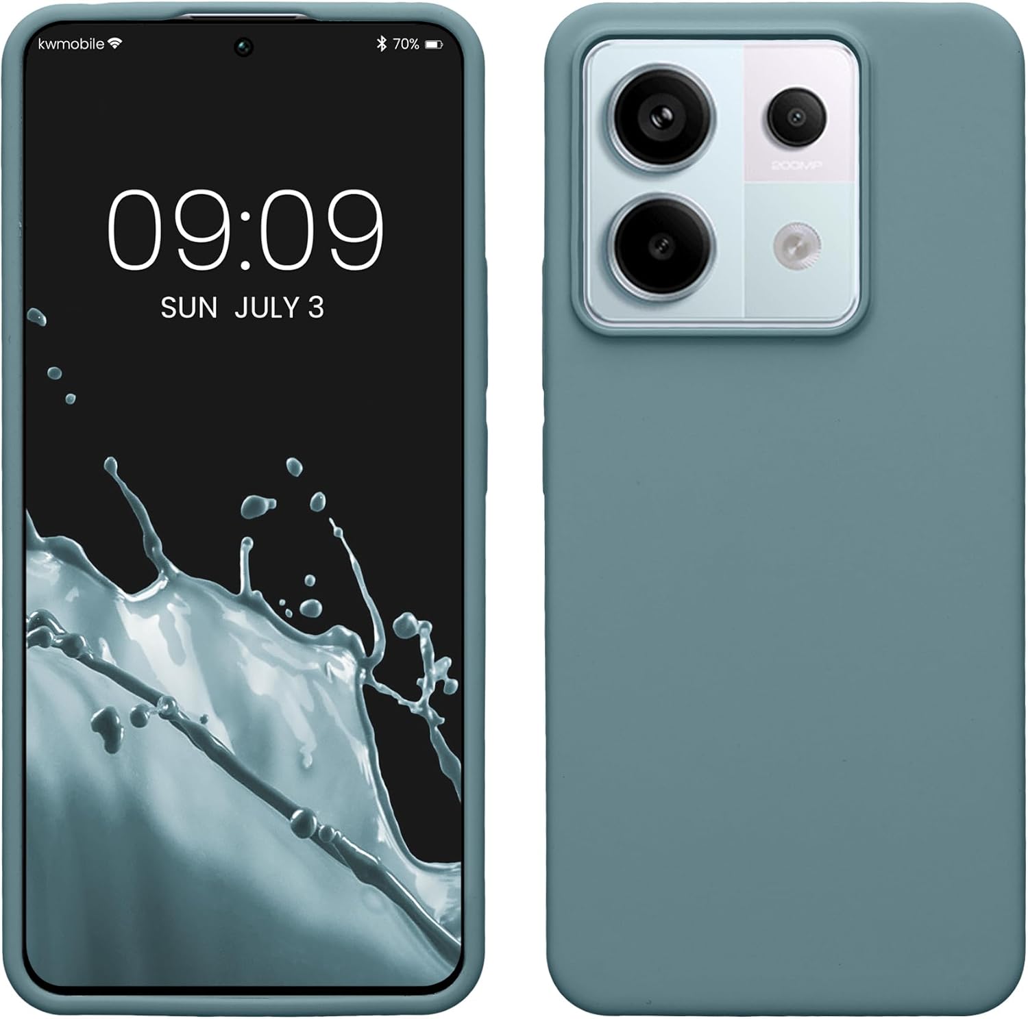KW Xiaomi Redmi Note 13 Pro 5G / Poco X6 5G Θήκη Σιλικόνης Rubberized TPU - Antique Stone