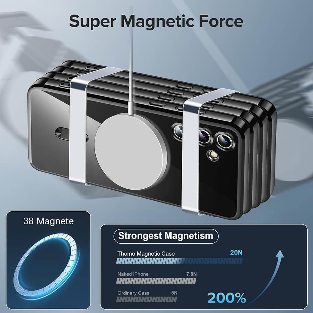 Techsuit Samsung Galaxy S25 - Luxury Crystal MagSafe - Θήκη Σιλικόνης - Deep Blue