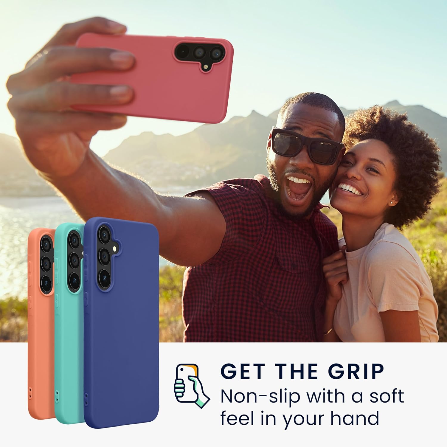 KW Samsung Galaxy A55 5G Λεπτή Θήκη Σιλικόνης TPU - Dark Rose