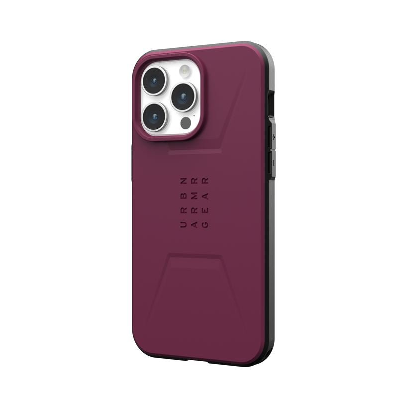 UAG iPhone 15 Pro Max Civilian MagSafe Σκληρή Θήκη με MagSafe - Bordeaux