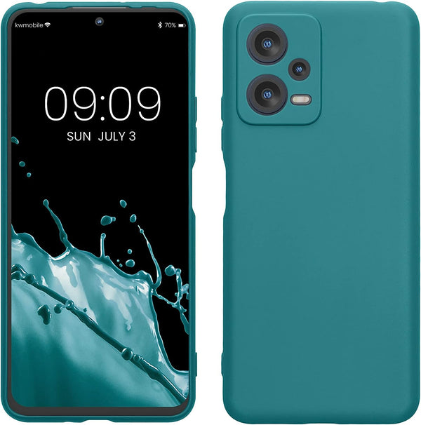 KW Xiaomi Redmi Note 12 5G / Poco X5 5G Θήκη Σιλικόνης TPU - Teal Matte - 60887.57