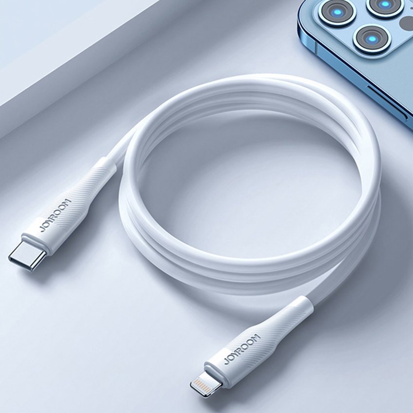 Joyroom S - 1224M3 PD 20W 2.4A - Καλώδιο Δεδομένων και Φόρτισης Type - C to Lightning 1.2M - White