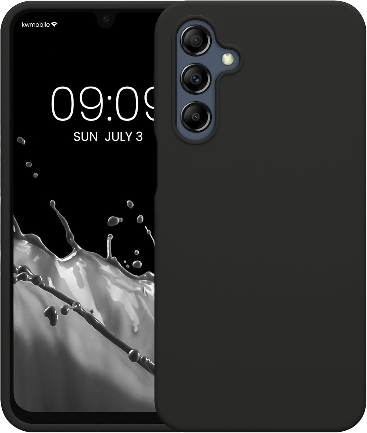 KW Samsung Galaxy A16 4G / A16 5G Θήκη Σιλικόνης Rubberized TPU - Dark Grey