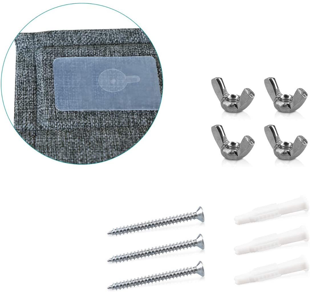 Navaris Cat Scratcher Storage Organiser - Οργανωτής Αποθήκευσης με Ονυχοδρόμιο για Γάτες - 1,74 m x 45,5 cm - Grey - 49098.19