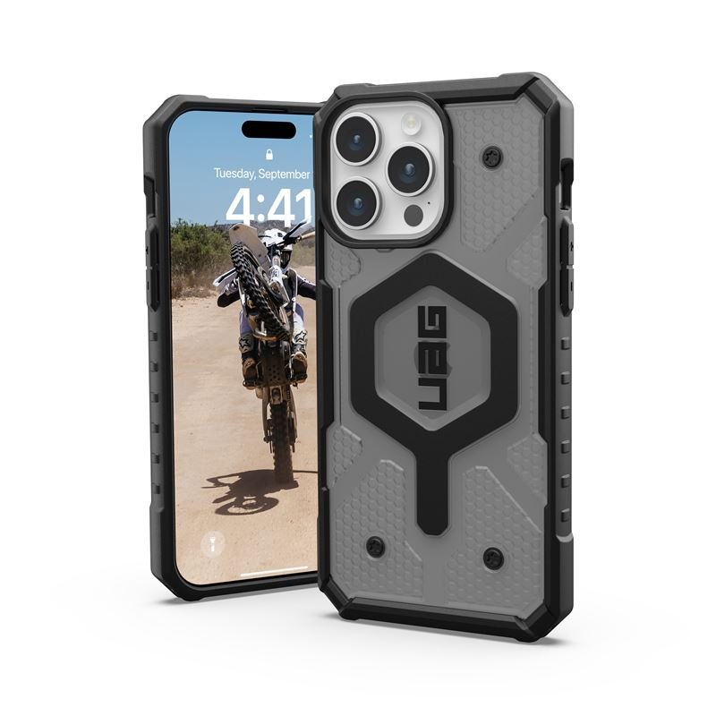 UAG iPhone 15 Pro Max Pathfinder MagSafe Series Σκληρή Θήκη με MagSafe - Ash