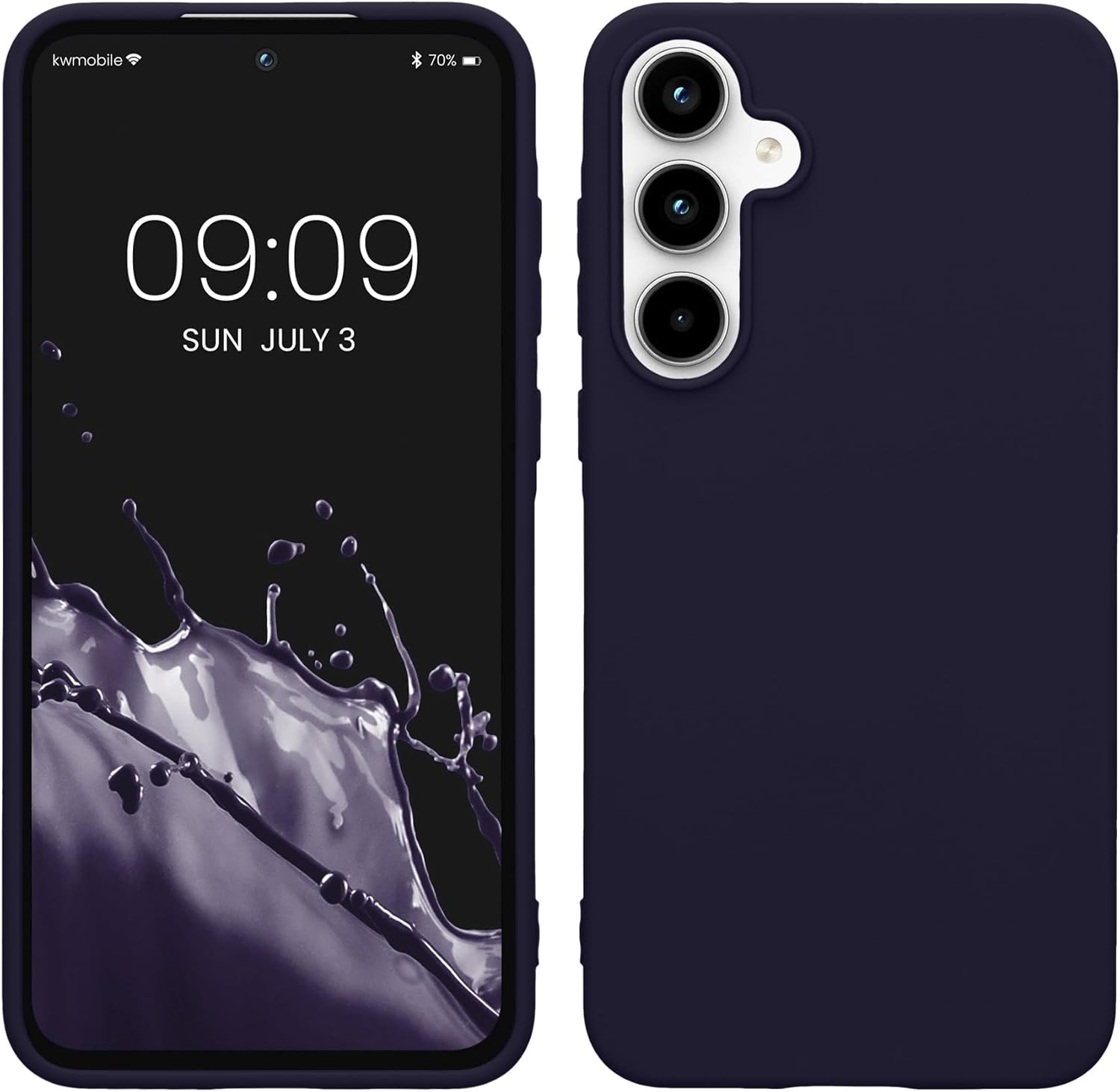 KW Samsung Galaxy A55 5G Λεπτή Θήκη Σιλικόνης TPU - Deep Ocean