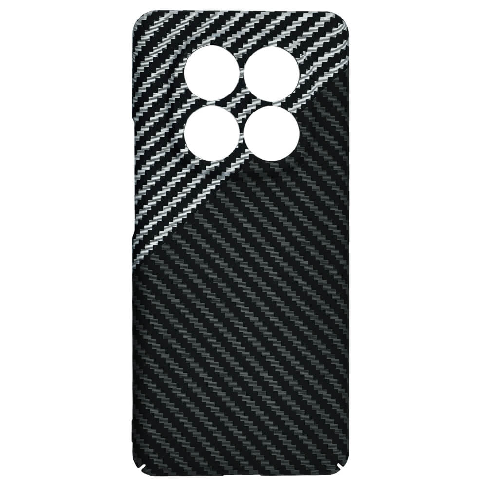 Techsuit Xiaomi Redmi Note 14 Pro 5G / Poco X7 Σκληρή Θήκη Carbonite FiberShell - Stealth Gray