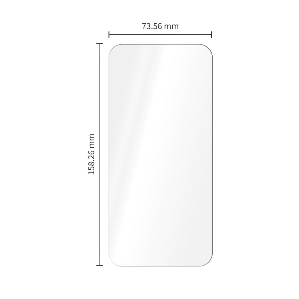 Tech-Protect Samsung Galaxy S26 FE - Αντιχαρακτικό Γυαλί Οθόνης - Glass Fit Plus - 2 Τεμάχια - Clear
