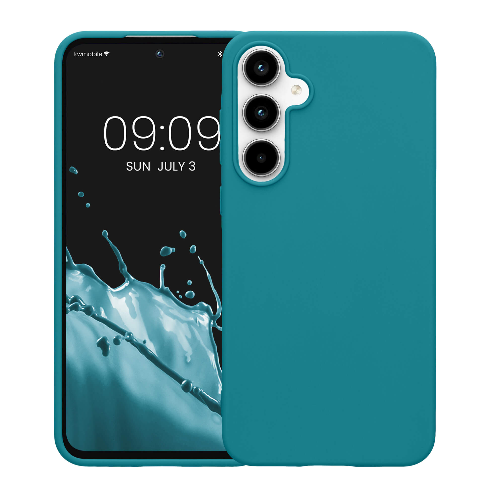 KW Samsung Galaxy A55 5G Λεπτή Θήκη Σιλικόνης TPU - Petrol