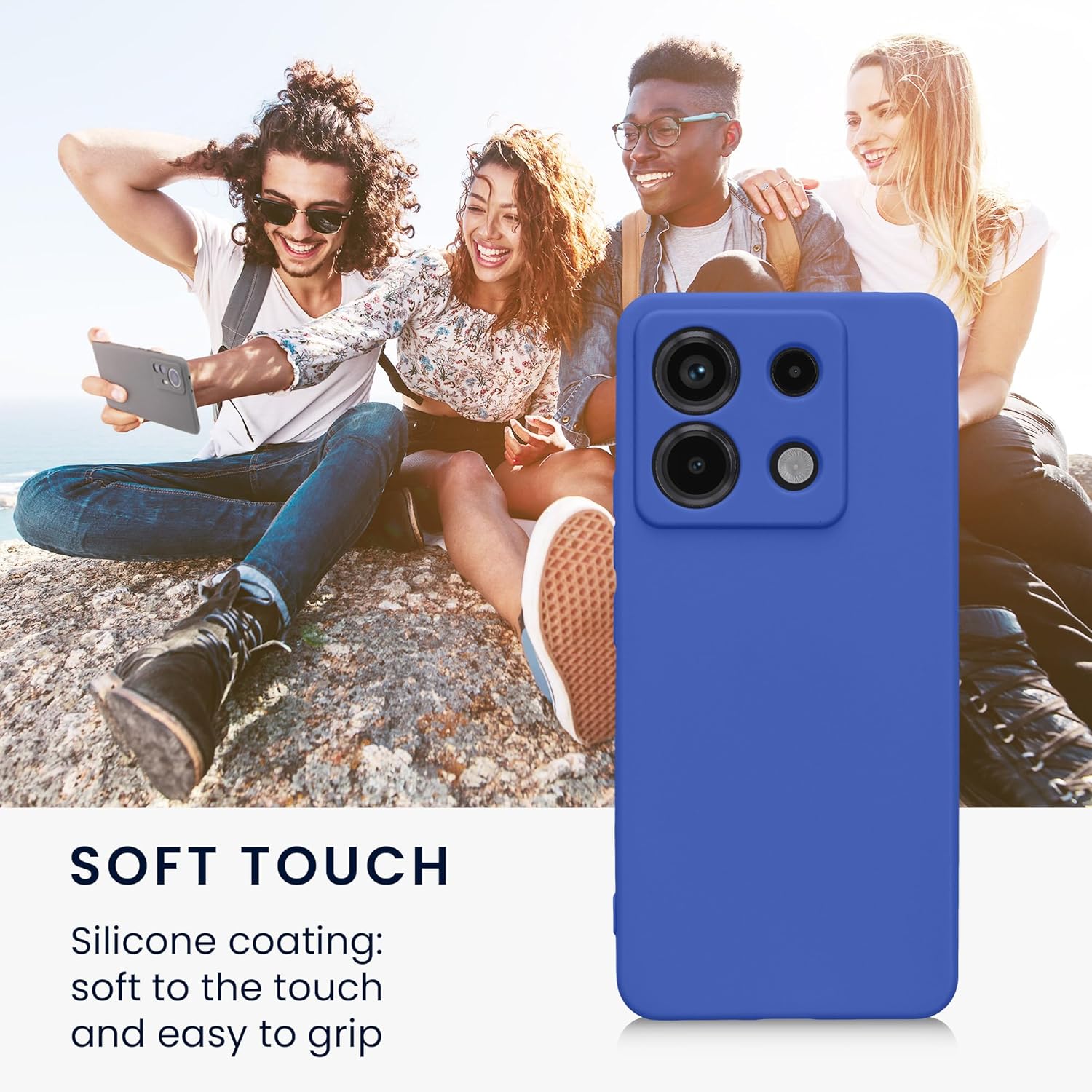 KW Xiaomi Redmi Note 13 Pro 5G / Poco X6 5G Θήκη Σιλικόνης TPU - Baltic Blue