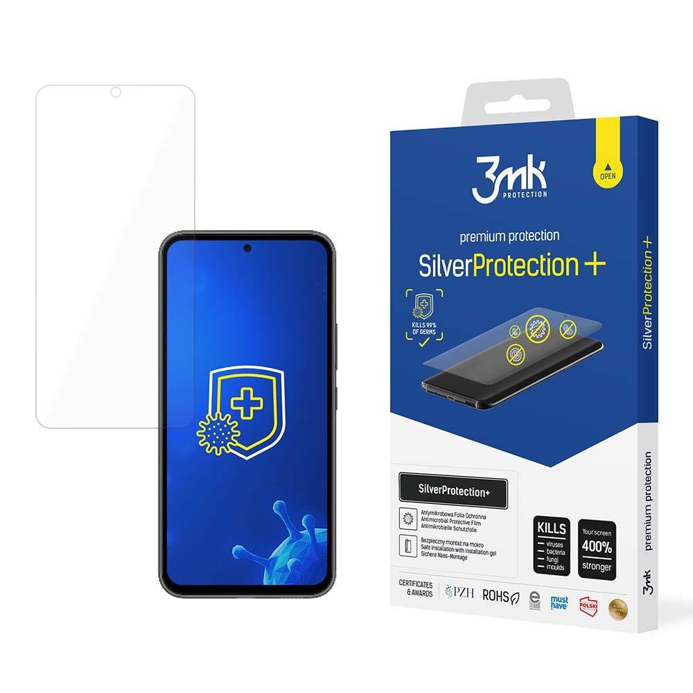 3MK Samsung Galaxy A54 5G Silver Protect+ Wet-mounted Antimicrobial Film 0,21mm Προστατευτικό Φιλμ Οθόνης - Διάφανο