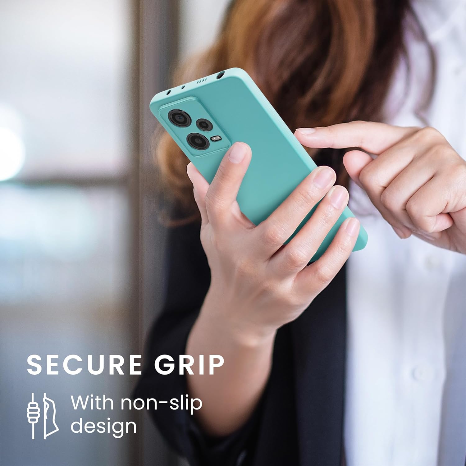 KW Xiaomi Redmi Note 12 Pro 5G Θήκη Σιλικόνης TPU - Metallic Mint Green