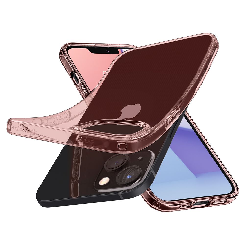 Spigen iPhone 13 Crystal Flex Θήκη Σιλικόνης - Rose Crystal