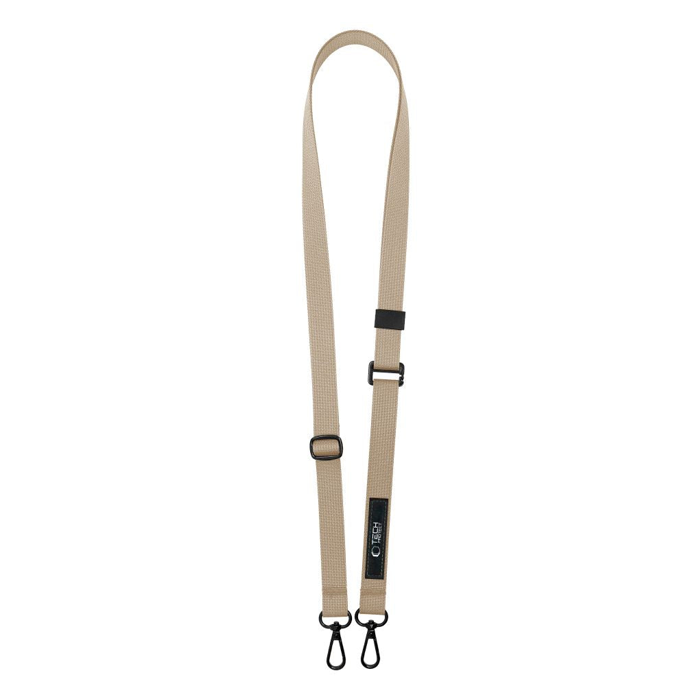 Tech-Protect C6S Rope CrossBody Strap - Universal Λουράκι για Θήκη Κινητού - Cosmic Latte