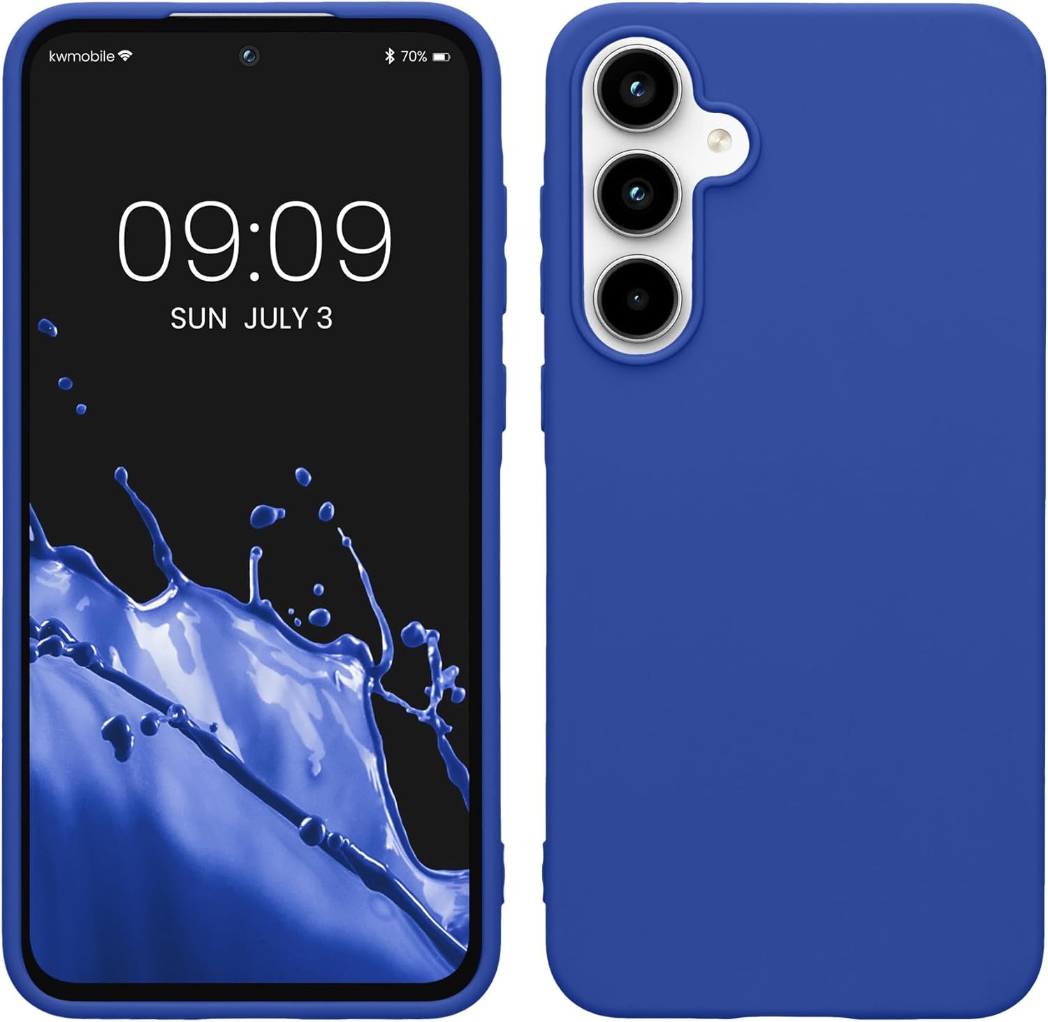 KW Samsung Galaxy A55 5G Λεπτή Θήκη Σιλικόνης TPU - Baltic Blue